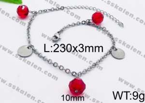 Stainless Steel Anklet - KJ1095-Z