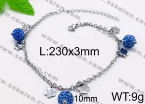 Stainless Steel Anklet - KJ1117-Z