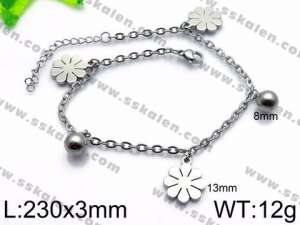 Stainless Steel Anklet - KJ1131-Z