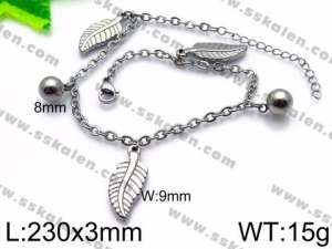 Stainless Steel Anklet - KJ1132-Z