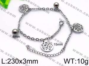 Stainless Steel Anklet - KJ1134-Z