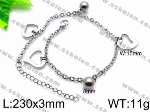 Stainless Steel Anklet - KJ1137-Z