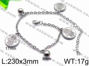 Stainless Steel Anklet - KJ1140-Z