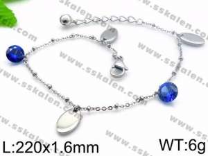 Stainless Steel Anklet - KJ1158-YJ