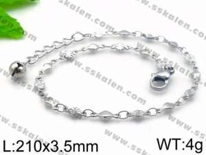 Stainless Steel Anklet - KJ1178-YJ