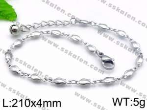 Stainless Steel Anklet - KJ1184-YJ