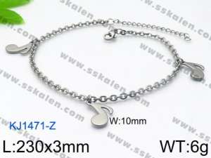 Stainless Steel Anklet - KJ1471-Z