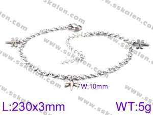 Stainless Steel Anklet - KJ1646-Z