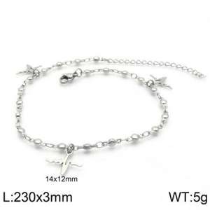 Stainless Steel Anklet - KJ1814-Z