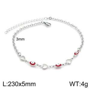 Stainless Steel Anklet - KJ1906-Z