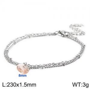 Stainless Steel Anklet - KJ2162-Z