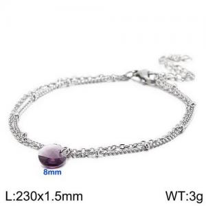 Stainless Steel Anklet - KJ2164-Z