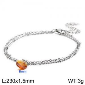 Stainless Steel Anklet - KJ2168-Z