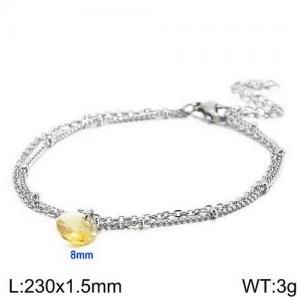 Stainless Steel Anklet - KJ2169-Z