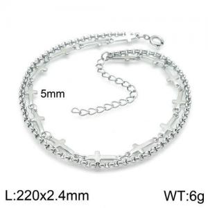 Stainless Steel Anklet - KJ2178-Z