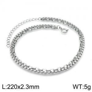 Stainless Steel Anklet - KJ2183-Z