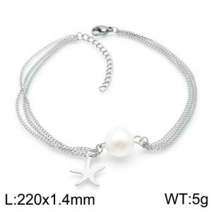 Stainless Steel Anklet - KJ2229-DL