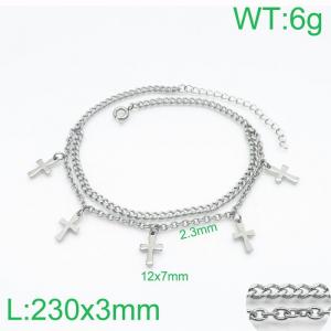 Stainless Steel Anklet - KJ2235-Z