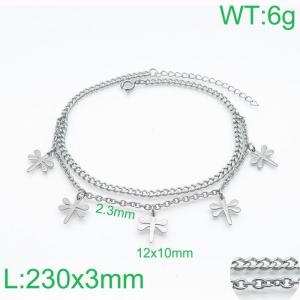 Stainless Steel Anklet - KJ2236-Z