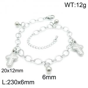 Stainless Steel Anklet - KJ2321-Z