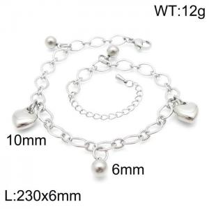 Stainless Steel Anklet - KJ2325-Z