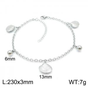 Stainless Steel Anklet - KJ2354-Z