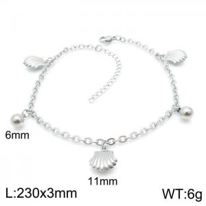 Stainless Steel Anklet - KJ2355-Z