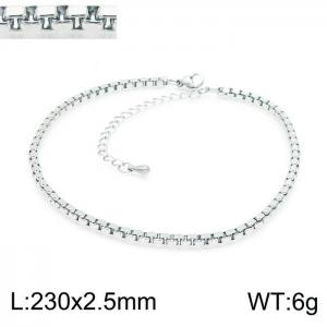 Stainless Steel Anklet - KJ2410-Z