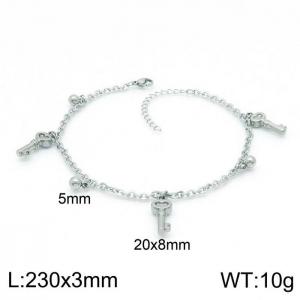 Stainless Steel Anklet - KJ2907-Z