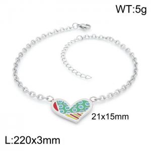 Stainless Steel Anklet - KJ2955-Z