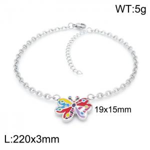 Stainless Steel Anklet - KJ2959-Z