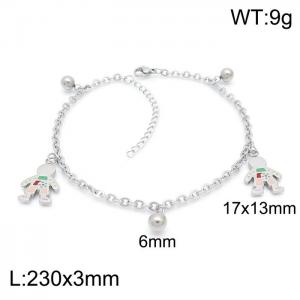 Stainless Steel Anklet - KJ2973-Z