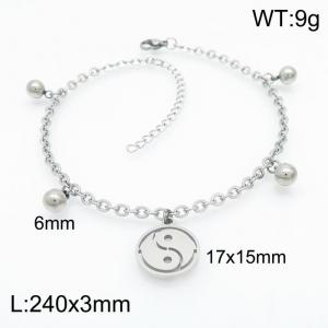 Stainless Steel Anklet - KJ3028-Z