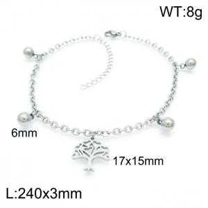 Stainless Steel Anklet - KJ3045-Z