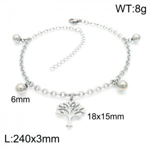 Stainless Steel Anklet - KJ3049-Z