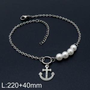 Stainless Steel Anklet - KJ3092-DL