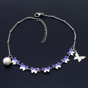 Stainless Steel Anklet - KJ3264-DL