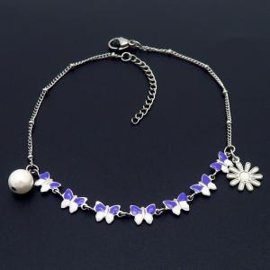 Stainless Steel Anklet - KJ3266-DL