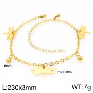 Stainless Steel Anklet - KJ4479-Z
