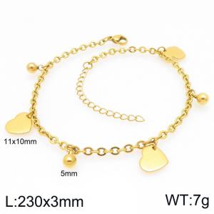 Stainless Steel Anklet - KJ4481-Z