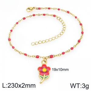 Gold-Plating Anklets - KJ4673-Z