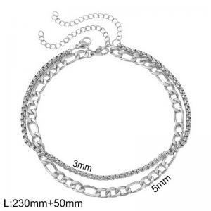 Stainless Steel Anklet - KJ4675-Z