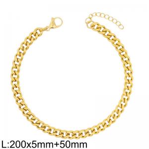 Gold-Plating Anklets - KJ4680-Z