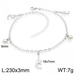 Stainless Steel Anklet - KJ4692-Z