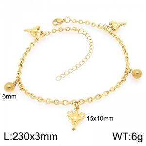 Gold-Plating Anklets - KJ4697-Z