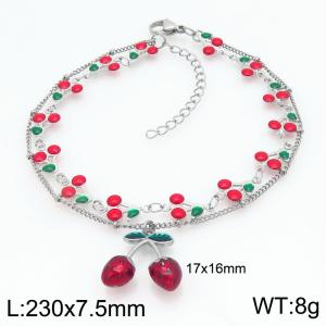 Stainless Steel Anklet - KJ4720-Z