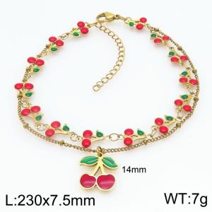 Gold-Plating Anklets - KJ4724-Z