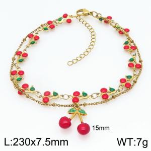 Gold-Plating Anklets - KJ4726-Z