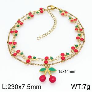 Gold-Plating Anklets - KJ4727-Z
