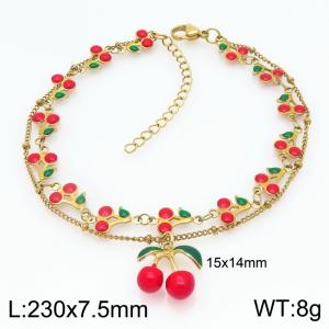 Gold-Plating Anklets - KJ4729-Z